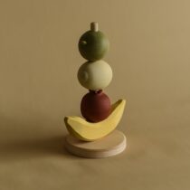 Jucarie din lemn de stivuit – Fructe