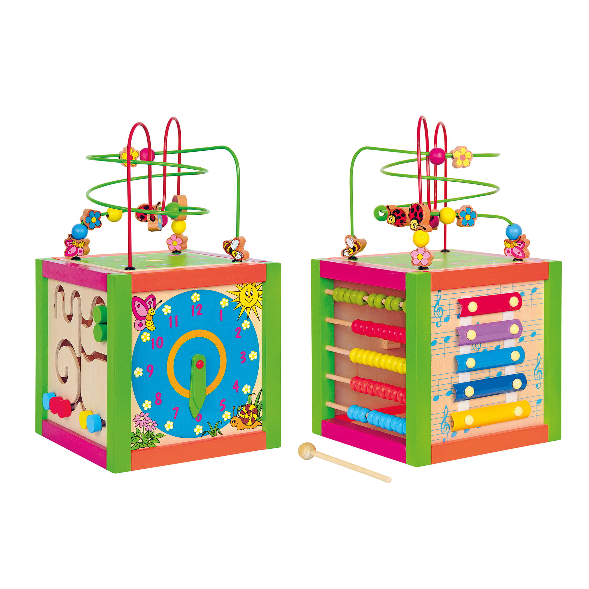 Jucarie din lemn – Centru de activitati multiple