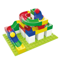 Jucarie de construit pentru copii Marble Run Hubelino (45 piese)