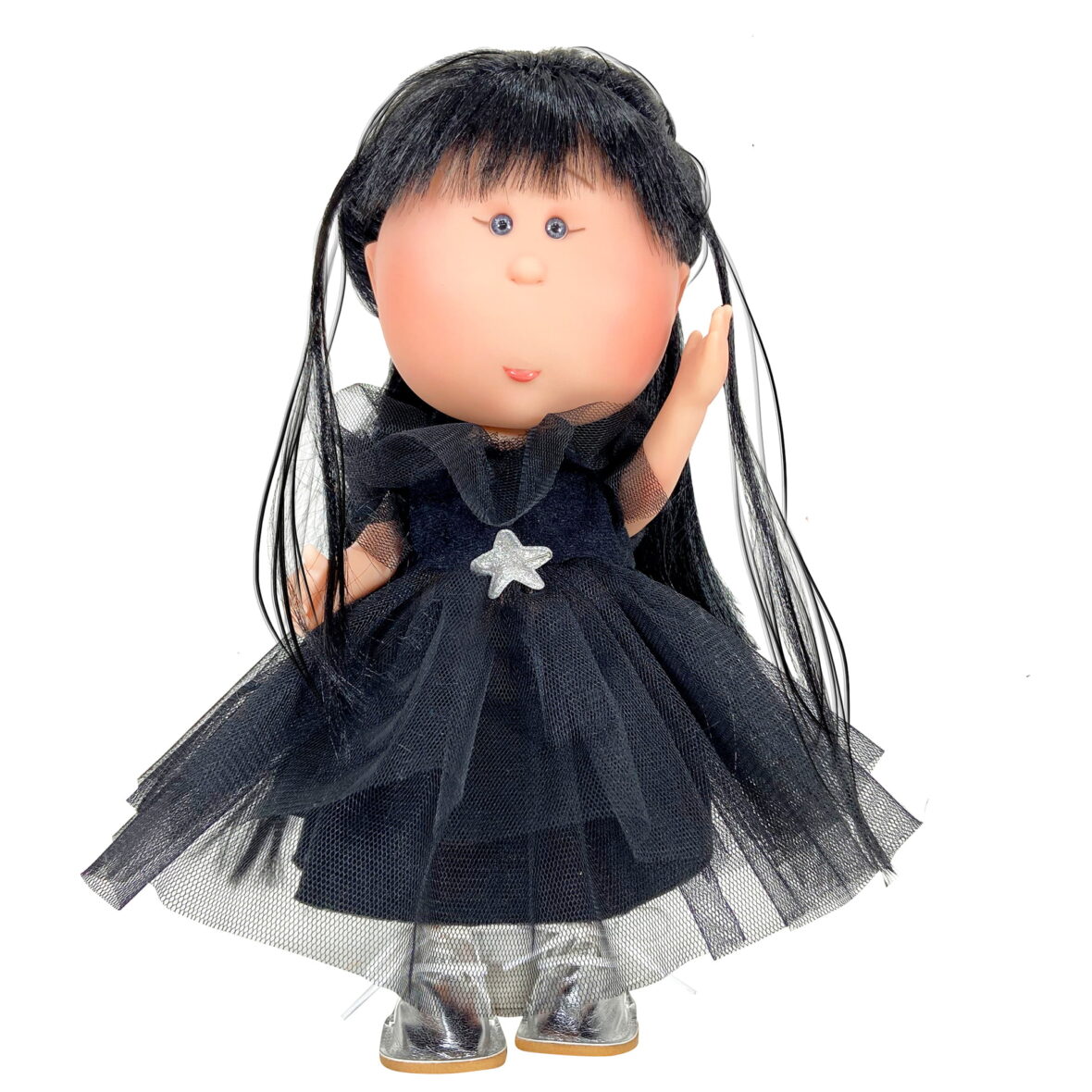 Papusa Nines D’Onil, Mia Black Wednesday, cu miros de vanilie, 30 cm