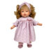 Papusa Nines D’Onil, Celia, cu parul blond, cu rochie roz, cu miros de vanilie, 45 cm