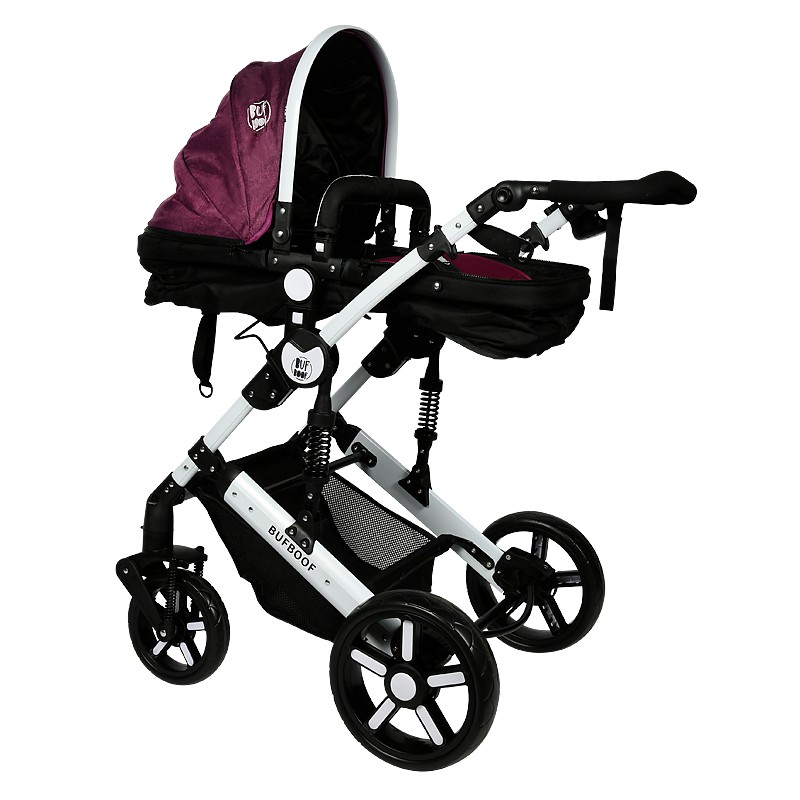 Carucior 2 in 1 reversibil X2 Purple 0-36 luni BUF BOOF-X2PURPLE-cocoli.ro-4