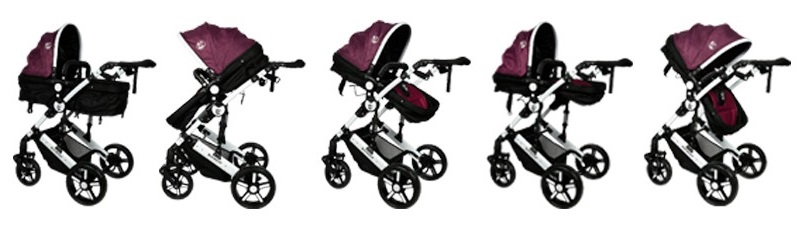 Carucior 2 in 1 reversibil X2 Purple 0-36 luni BUF BOOF-X2PURPLE-cocoli.ro-7
