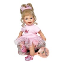 Papusa Nines D’Onil, Little Susi Star, cu sunete, cu parul blond, cu miros de vanilie, 40 cm