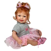 Papusa Nines D’Onil, Little Susi Star, cu sunete, cu parul roscat, cu miros de vanilie, 40 cm