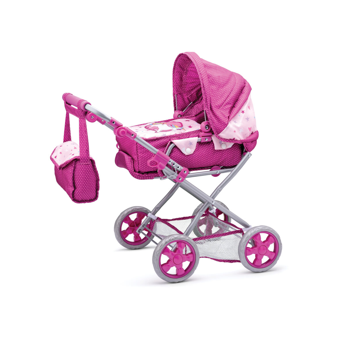 Carucior pentru papusi Unicorn – mic