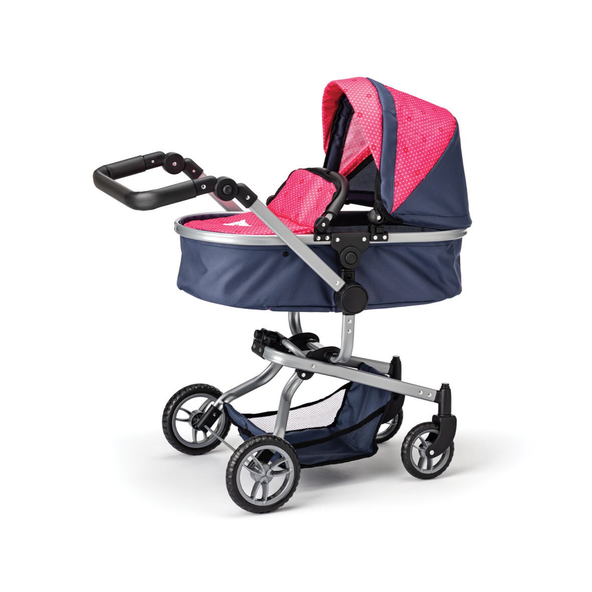 Carucior pentru papusi  multifunctional – Pisici Chichi, 2 in 1