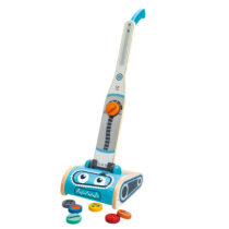 Jucarie din lemn – Set aspirator pentru copii (7 piese)