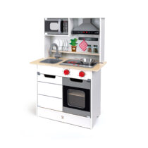 Jucarie din lemn – Set de joaca pentru copii, bucatarie Super Serve