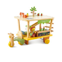 Jucarie din lemn – Magazinul de sucuri Eco (26 piese)