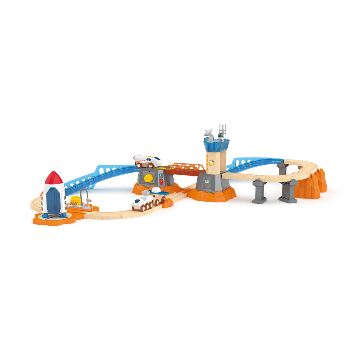 Jucarie pentru copii – Set sina de lansare pe Marte (34 piese) Jucarie pentru copii – Set sina de lansare pe Marte (34 piese)