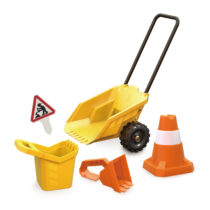 Jucarie de plaja – Set basculanta cu jucarii de nisip