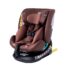 Scaun Auto Saphir DELUXE BUF BOOF iSIZE Coffee cu Isofix pozitie somn 165 grade rotativ 360 grade 40-150 cm