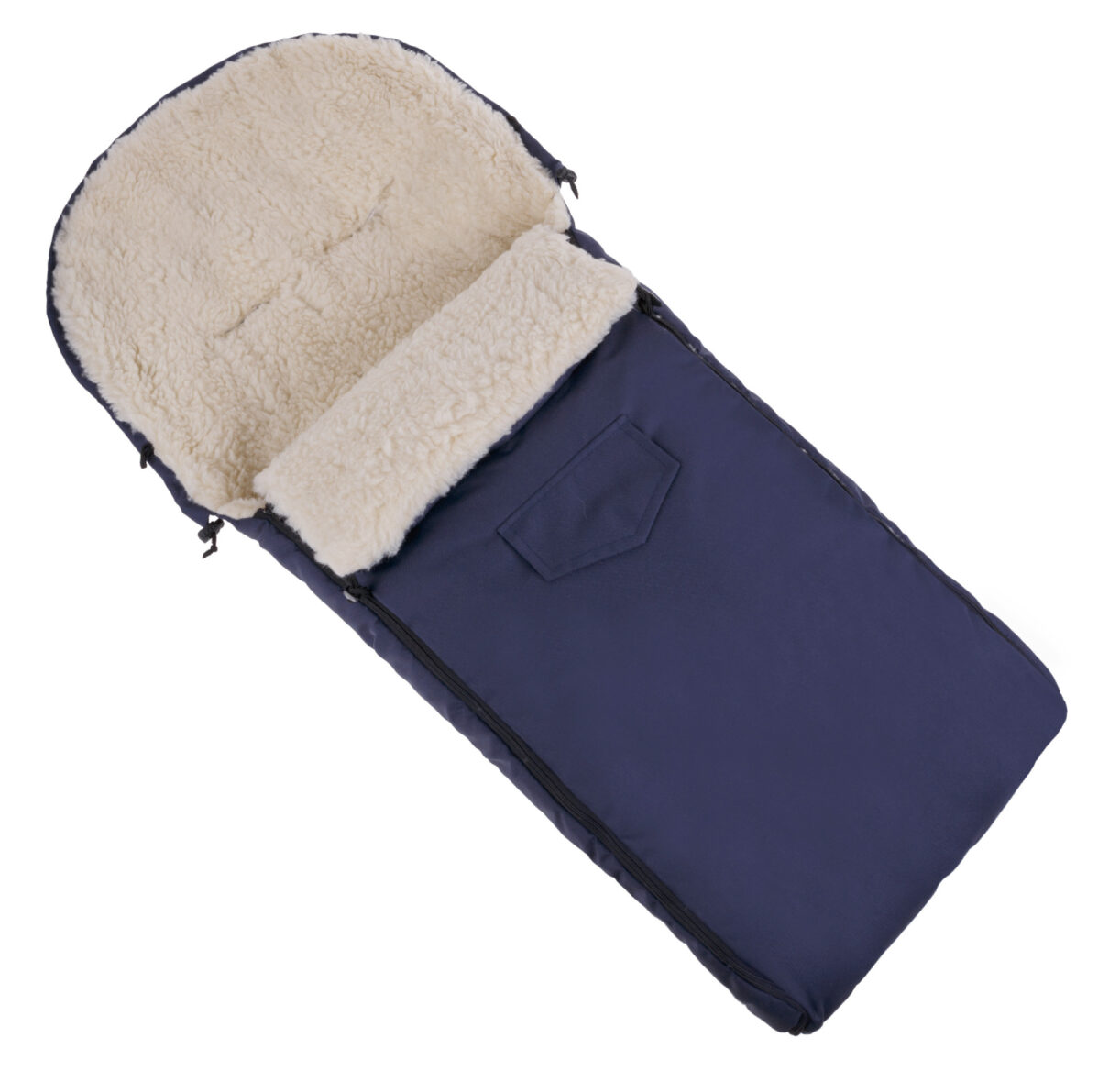 Sac de dormit impermeabil de lana Nativo Winter 110×40 cm Blumarin