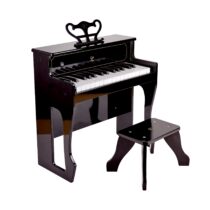 Jucarie din lemn – Pian electronic negru inalt