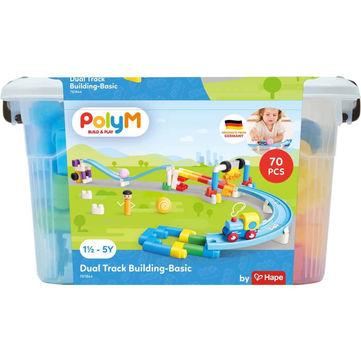 PolyM – Dual Track Building – Basic (70 piese)