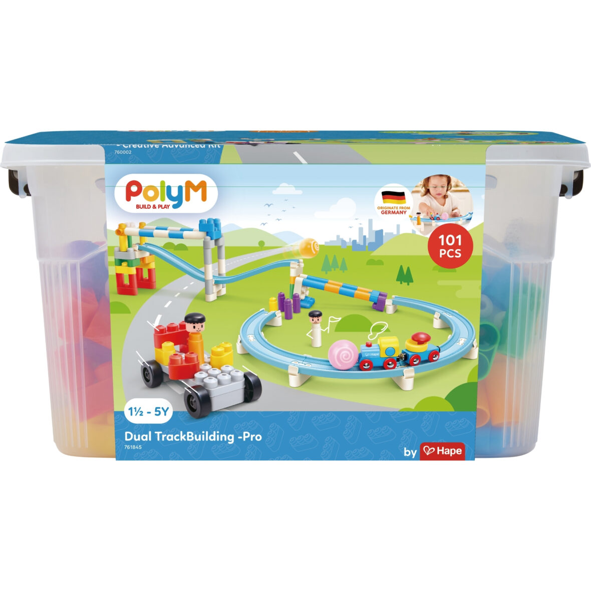 PolyM – Dual Track Building – Pro (101 piese)