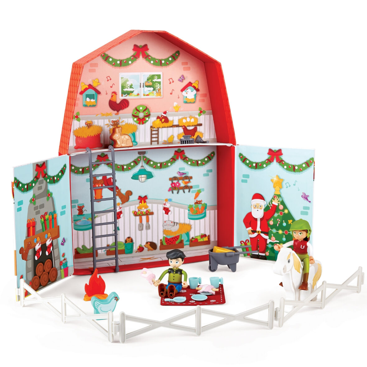 Jucarie din lemn – Hambar, Calendarul de Advent de Craciun (24 piese)