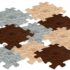 Covoras ortopedic senzorial puzzle Set Roots