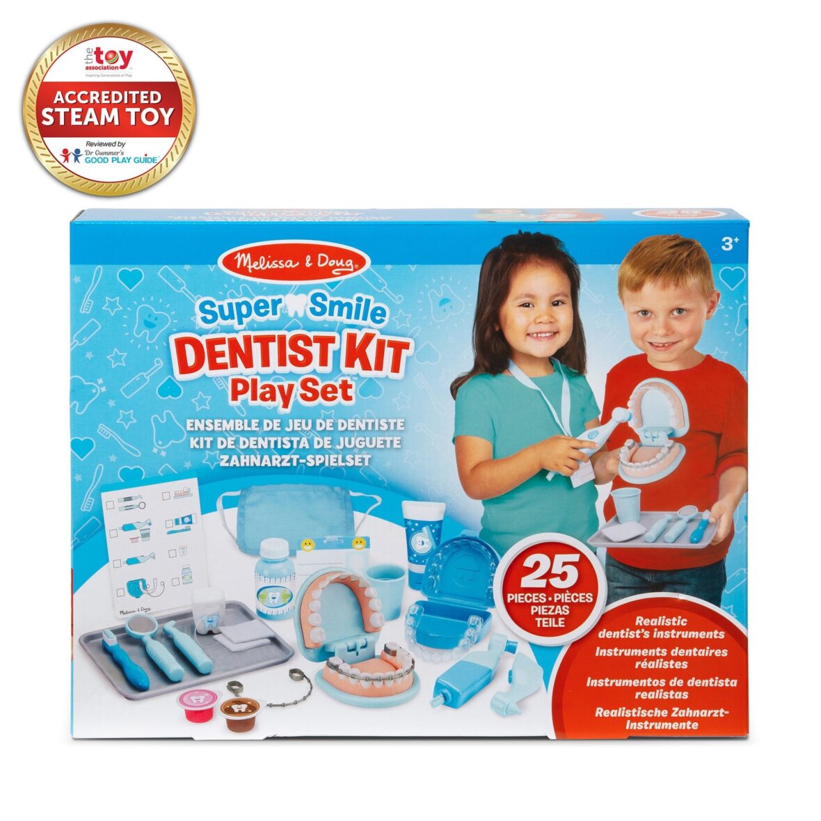 Set de joaca educativ La Dentist Melissa&Doug MD8611 Set de joaca educativ La Dentist Melissa&Doug MD8611