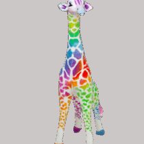 Melissa&Doug – Girafa gigant din plus Rainbow