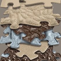 Covoras ortopedic senzorial puzzle Set pentru Seniori