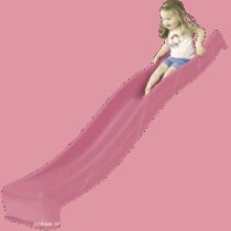 Tobogan 2.90 m Sline HDPE Roz Pastel KBT cu duza de apa