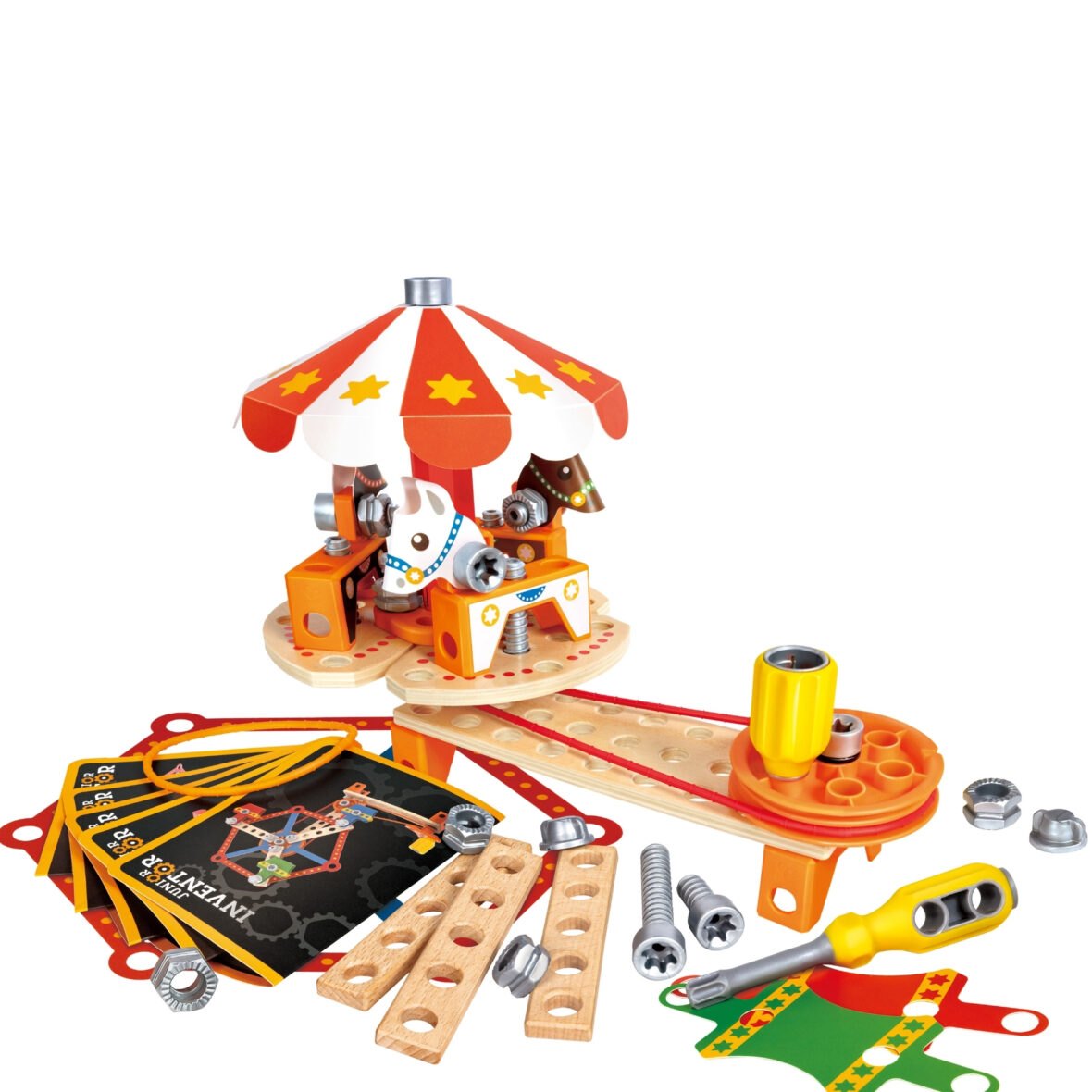 Jucarie din lemn – Set Carnaval Builder