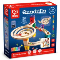 Jucarie copii Quadrilla – circuit cu bile – Cursa (58 piese)