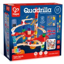 Jucarie copii Quadrilla – circuit cu bile – Super spirala (129 piese)