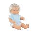 Papusa baiat caucazian blond 38 cm cu tricoul bleu, corp parfumat, colectia My Friends and Me Papusa baiat caucazian blond 38 cm cu tricoul bleu, corp parfumat, colectia My Friends and Me