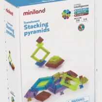Joc de constructii cu piese translucide Piramide