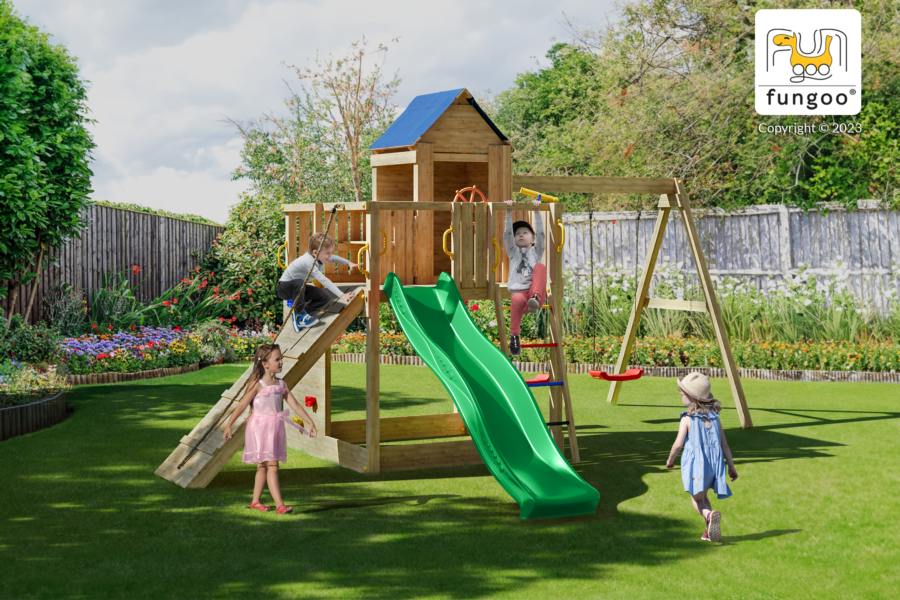 Complex-joaca-din-lemn-7in1-pentru-10-copii-Fungoo-Treehouse-natur-cocoli.ro-5