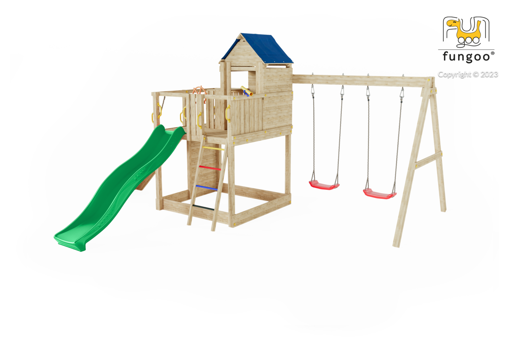 Complex-joaca-din-lemn-7in1-pentru-10-copii-Fungoo-Treehouse-natur-cocoli.ro-8