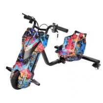 Tricicleta electrica Drift Trike, 8 inch, Graffiti, 36V